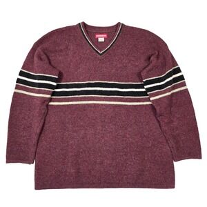 Vtg Unionbay Sweater Mens S Wool Blend Cyber Y2k Preppy Grunge Punk Skater 2000s